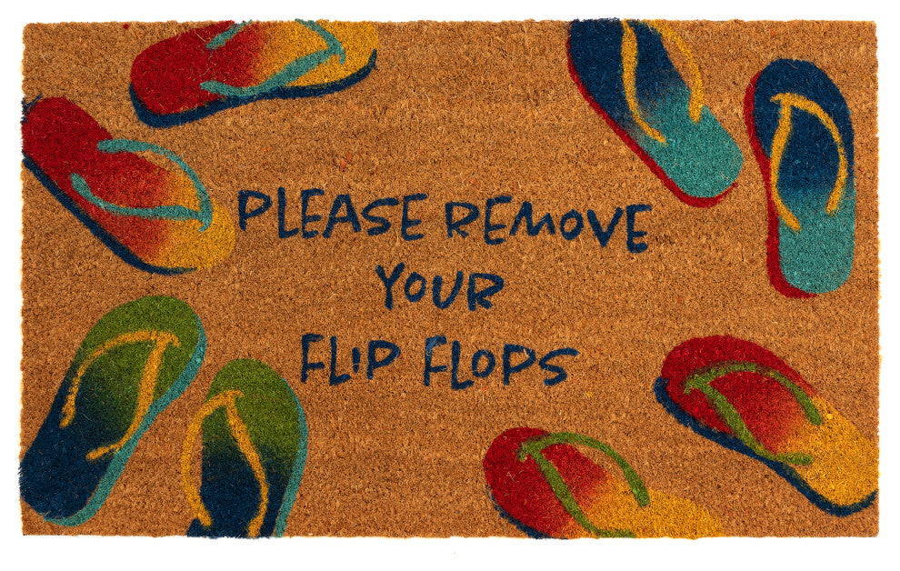 Natura Remove Flip Flops Outdoor Mat Spice 1'6"x2'6"