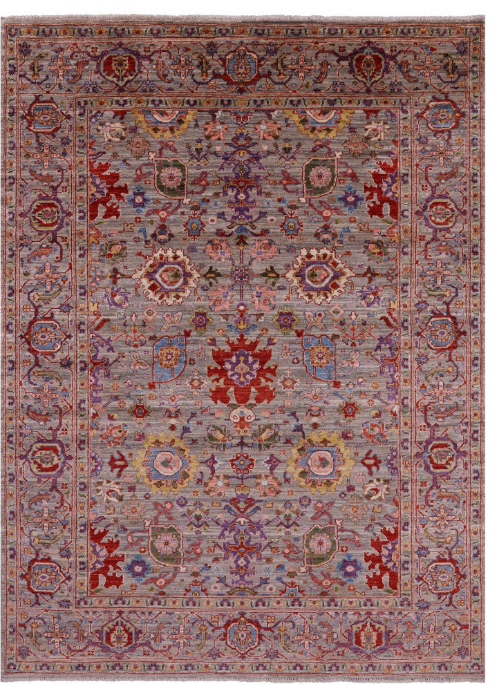 Persian Fine Serapi Hand-Knotted Wool Rug 5' 10" X 8' 2" - Q12663