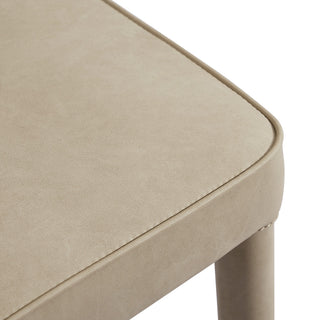 Elite Living Melore Wingback Upholstered Dining Side Chair, Taupe