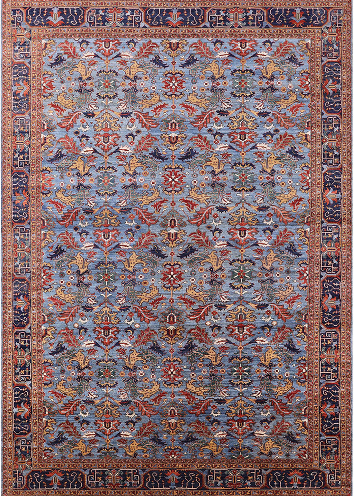 Ahgly Company Indoor Rectangle Mid-Century Modern Area Rugs, 7' x 9'