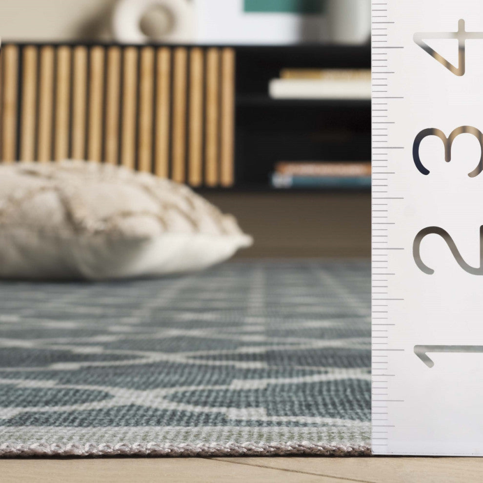 Safavieh Arizona Machine-Washable Collection ARZ172 Rug, Green, 8'x10'