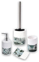 Rectangular Soap Dish Cup Dispenser Tropical
