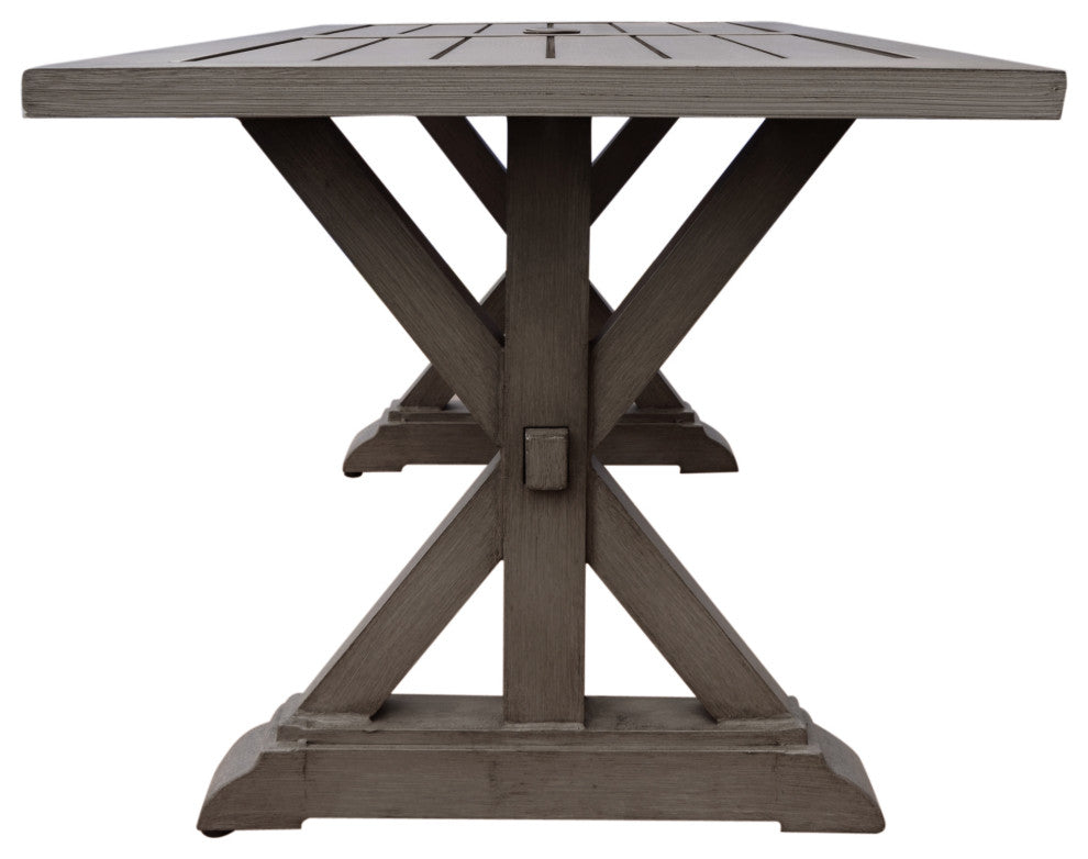 Beenle Modern Outdoor Aluminum Dining Table