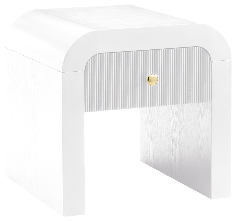 Artisto End Table, White