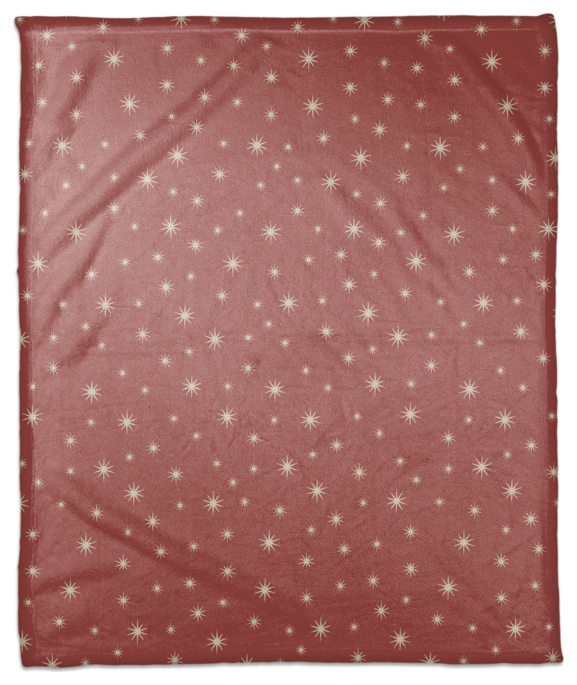 Red Twinkle 50x60 Coral Fleece Blanket