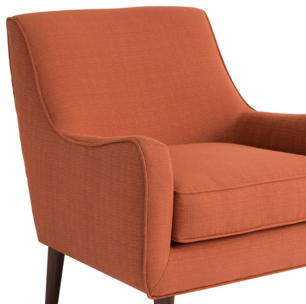 Madison Park Oxford Mid-Century Accent Chair, Orange