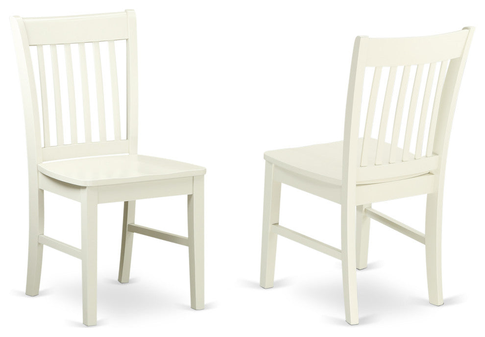 5 Pc Kitchen Set, Dining Table, 4 Faux Leather Seat Kitchen Chairs In White