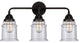 288-3W-BK-G184-LED Canton 3 Light 24" Bath Vanity Light, Matte Black