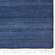 HAND WOVEN FLAT WEAVE KILIM WOOL ECO-FRIENDLY AREA RUGS, Rectangle, Blue, Solid, Blue, [Rectangle] 10'x13'