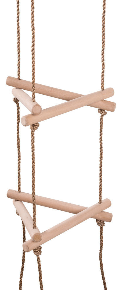 Swingan 5 Steps Triangle Climbing Rope Ladder, Fully Assembled