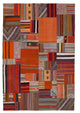 Rug N Carpet - Handmade Turkish 6' 7'' x 9' 10'' Vintage Patchwork Kilim Rug