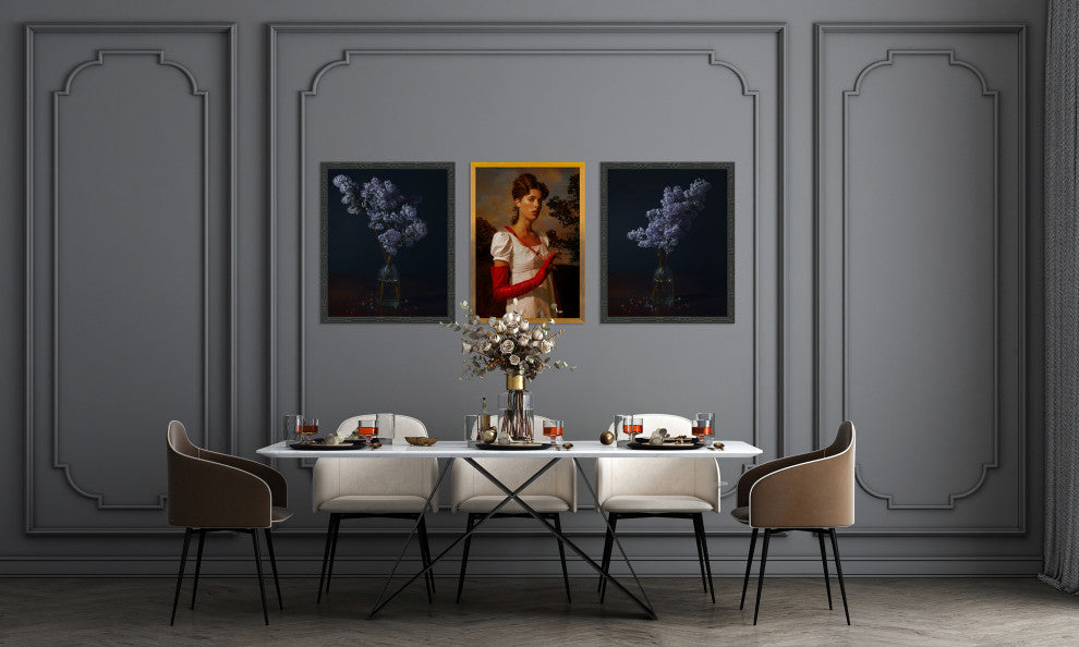 Lilac II Fine Art Print, Black, 24"x20"