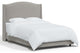 Camelback Wingback Bed, Milano Elephant, Full