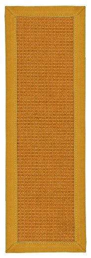 Davlin Custom Sisal Stair Treads 9" x 29", Tan, 9" X 29" Set of 13