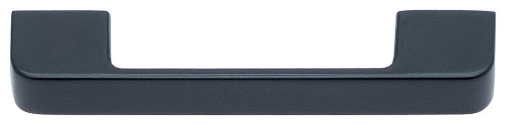 Utopia Alley Zinc Cabinet Pull, 3.75"/5.0" Center to Center, Matt Black, 3.75", 1 Pack