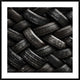 "Feeling Tired" Framed Digital Print by Piet Flour, 44x44"