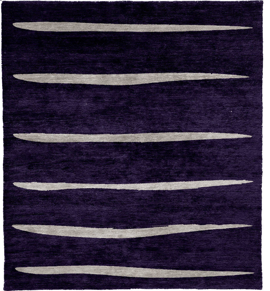Plains B Hand Knotted Tibetan Rug, 5'x8'