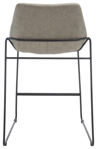 Safavieh Alexis Midcentury Counterstool, Stone/Black