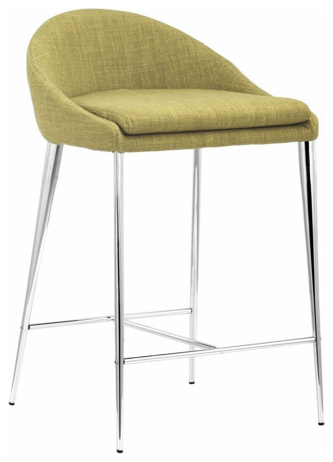 Reykjavik Counter Chair, Pea, Set of 2
