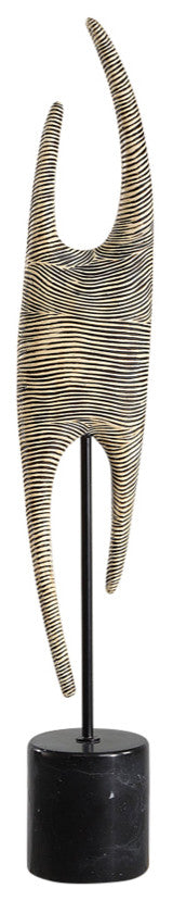 Uttermost Pochette Ribbed Sculpture