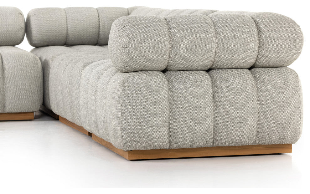 Roma Outdoor 5pc Sectional-Faye Ash