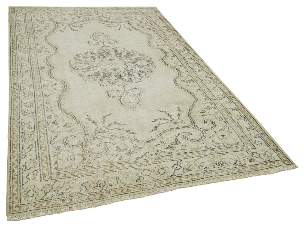 Rug N Carpet - Handmade Turkish 5' 7'' x 8' 10'' One-of-a-Kind Wool Area Rug