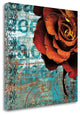 "Graffiti Rose" By Christina Lazar Schuler, Giclee Print on Gallery Wrap Canvas