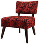 Accent Armless Chair, Red