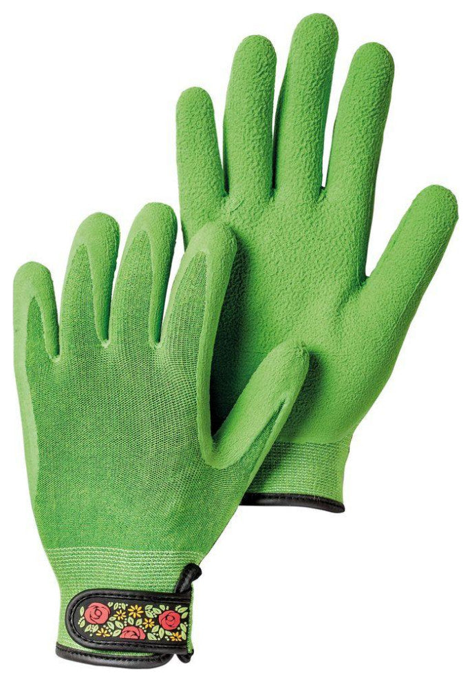 Hestra Job 72320-830-07 Garden Bamboo Spandex Glove, Green, Size 7, Small