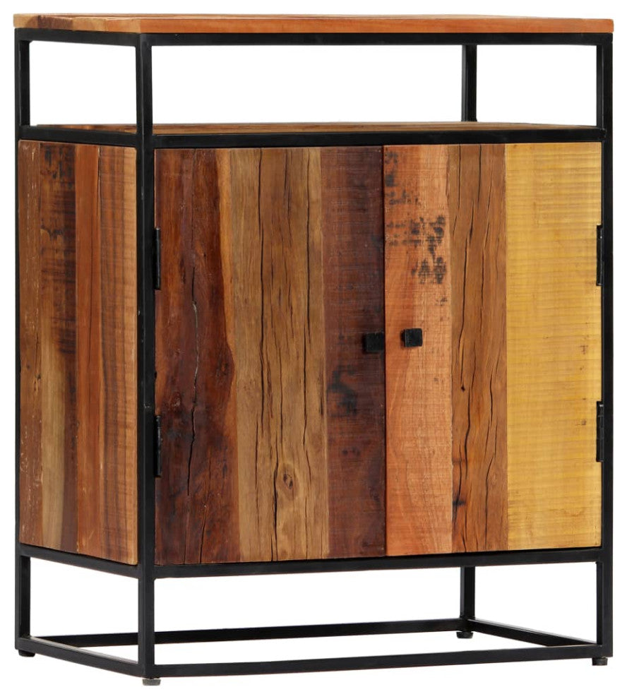vidaXL Cabinet Sideboard Storage Buffet Cabinet Solid Reclaimed Wood and Steel