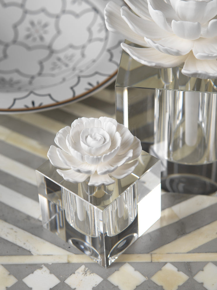 Modena Small Porcelain Diffuser, Moroccan Peony