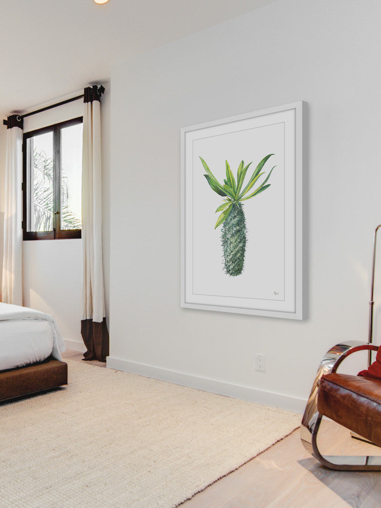 "Spartacus Cactus" Framed Painting Print, 16"x24"