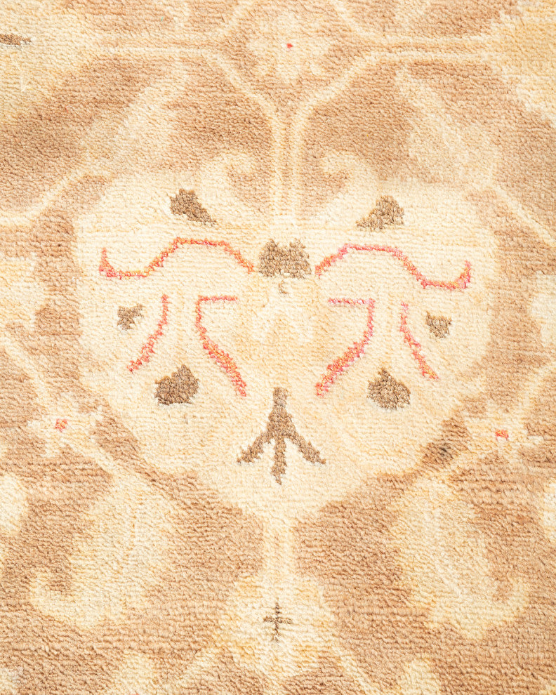 Mogul, One-of-a-Kind Hand-Knotted Area Rug Brown, 4' 4 x 7' 7