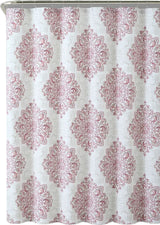 Tranquility 100% Cotton Fabric 72"x72" Shower Curtain Set, Blush
