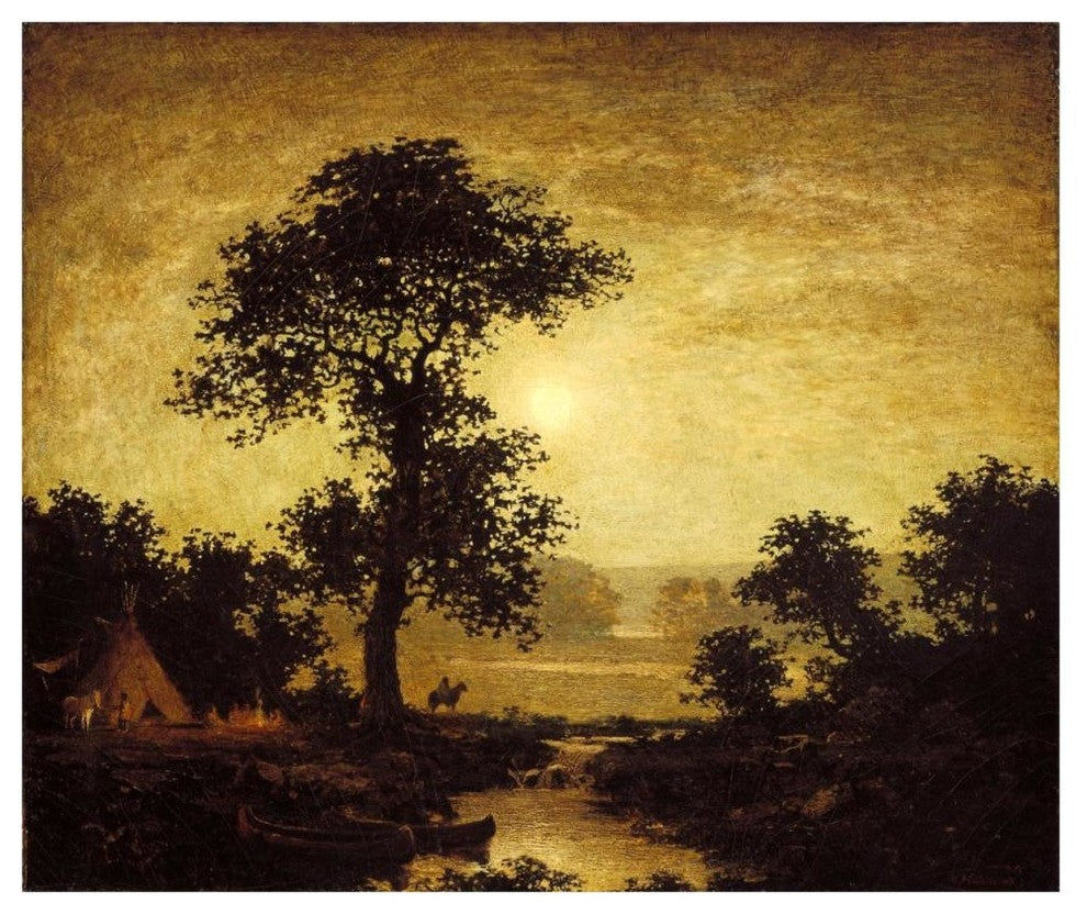"Moonlight, ca. 1885-1889" Print by Ralph Albert Blakelock, 46"x39"