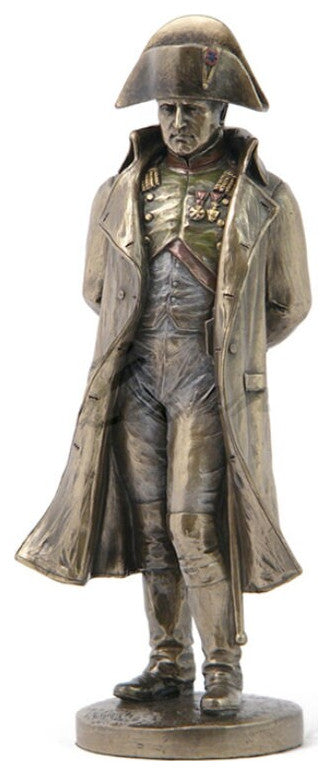 Napoleon Bonaparte Statue- Hands In The Back Holding Monocular