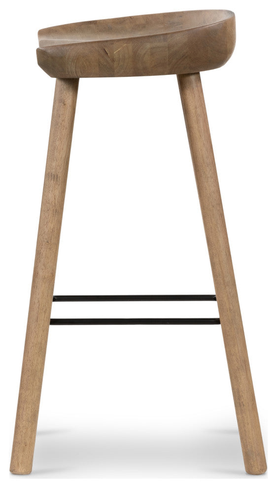 Barrett Stool, Natural Matte, Bar
