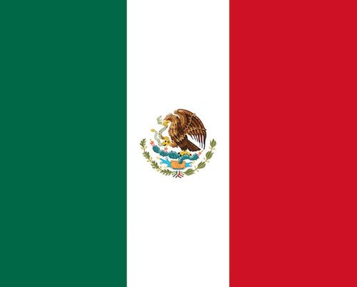 "Mexico Flag" Woven Blanket 60"x50"