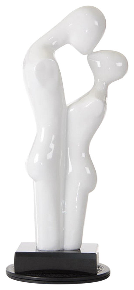 Modrest SZ0296 - Modern White Love Sculpture