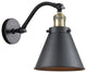 Innovations Lighting 515-1W-BAB-M13-BK-LED Appalachian 1 Light Sconce