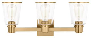 Visual Comfort Studio CV1033BBS 3-Light Bath Vanity, Alessa