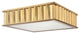 Middlebury 2-Light Flush Mount, Aged Brass