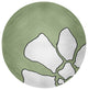 Petal Lines Spring Chenille Rug, Green, 5' Round