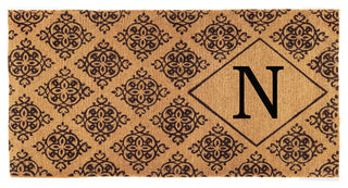 Regency Monogram Doormat, 3'x6'x1.5", N