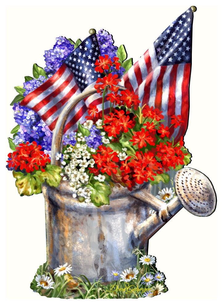 Celebrating the American Freedom Wall and Door Hanger by Dona Gelsinger