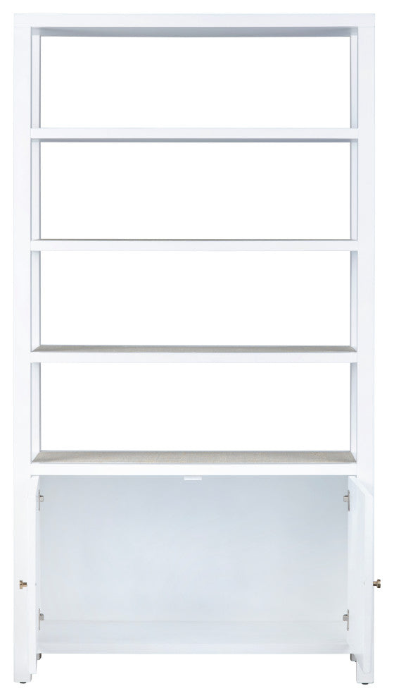 Two Door Etagere Bookcase