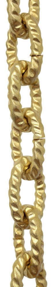 Brass Loop Chandelier Chain, Various Finishes, 2 Sizes, Acid Dipped, U35