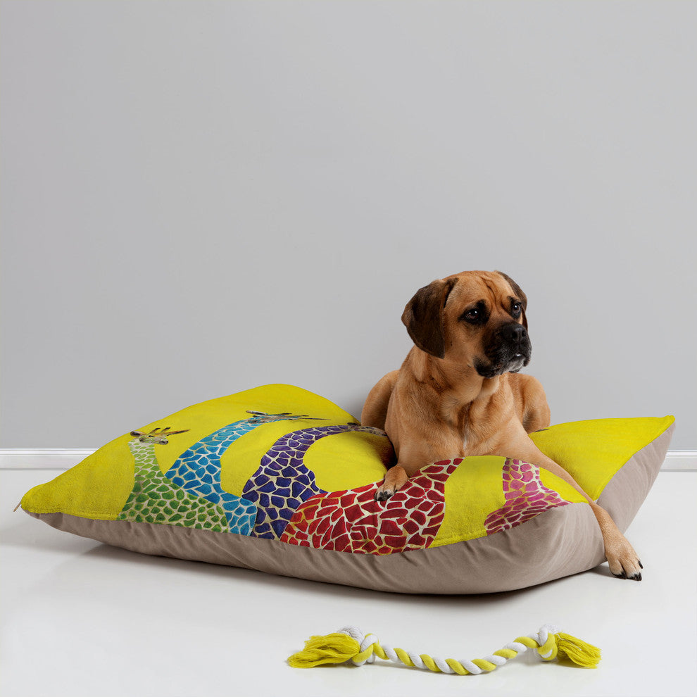 Clara Nilles Jellybean Giraffes Dog Bed