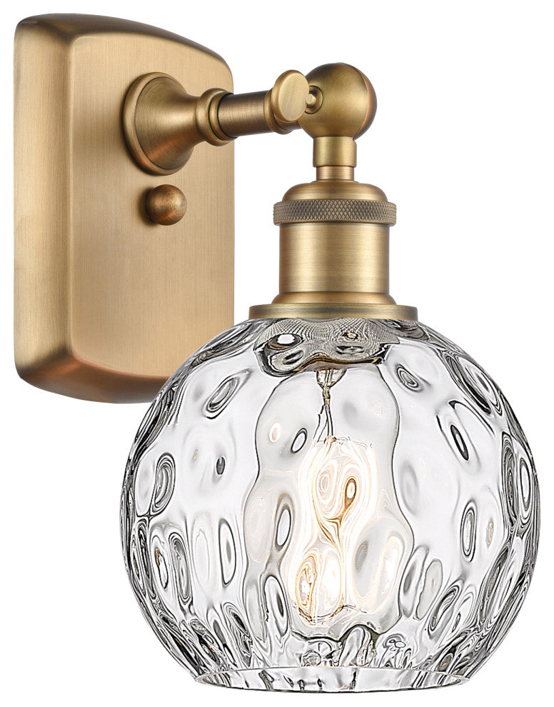 Innovations 516-1W-BB-G1215-6 1 Light Sconce, Brushed Brass