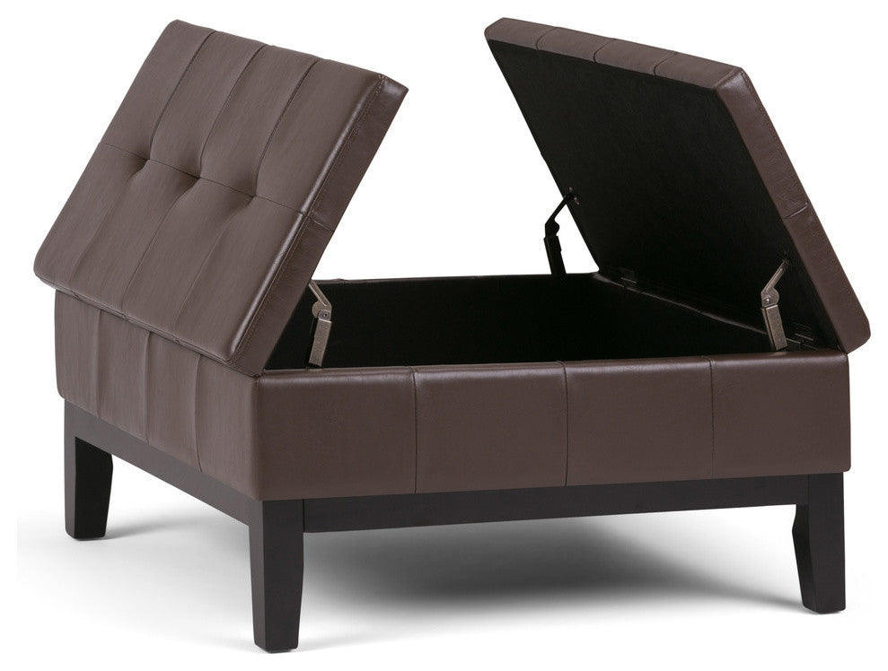 Dover Square Coffee Table Storage Ottoman